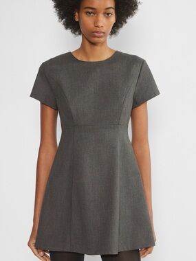 Aritzia Sunday Best Kudrow Charcoal Dress Size 4